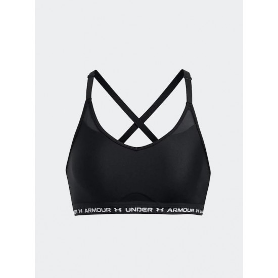 Under Armour Crossback Low Bra Γυναικείο Μπουστάκι Μαύρο 1386424-001 Under Armour Crossback Low Bra Γυναικείο Μπουστάκι Μαύρο 1386424-001