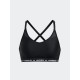 Under Armour Crossback Low Bra Γυναικείο Μπουστάκι Μαύρο 1386424-001 Under Armour Crossback Low Bra Γυναικείο Μπουστάκι Μαύρο 1386424-001