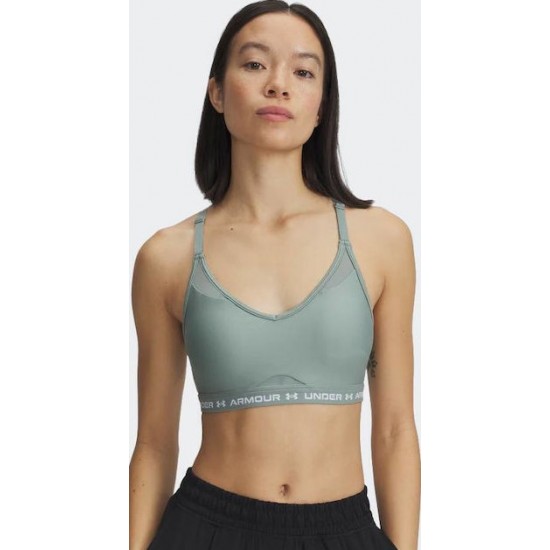 Under Armour Crossback Low Bra Γυναικείο Μπουστάκι Πράσινο 1386424-348 Under Armour Crossback Low Bra Γυναικείο Μπουστάκι Πράσινο 1386424-348