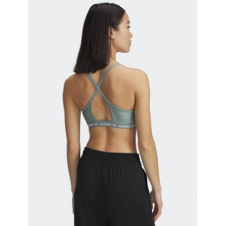 Under Armour Crossback Low Bra Γυναικείο Μπουστάκι Πράσινο 1386424-348 Under Armour Crossback Low Bra Γυναικείο Μπουστάκι Πράσινο 1386424-348