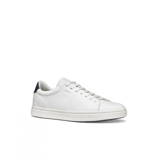 Geox Ανδρικά Sneakers Λευκά U55LDA0009BC1000 Geox Ανδρικά Sneakers Λευκά U55LDA0009BC1000