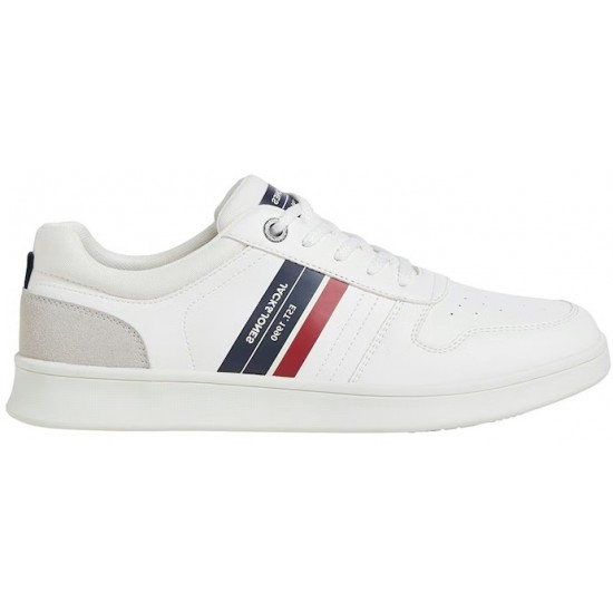 Jack & Jones JFWDANG COMBO SNEAKER 12221815 - bright white- red dahlia Jack & Jones JFWDANG COMBO SNEAKER 12221815 - bright white- red dahlia