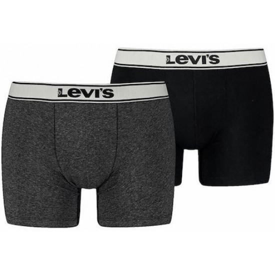 Levi's Vintage Heather Ανδρικά Μποξεράκια Πολύχρωμα με Σχέδια 2Pack 701227424-001 Levi's Vintage Heather Ανδρικά Μποξεράκια Πολύχρωμα με Σχέδια 2Pack 701227424-001