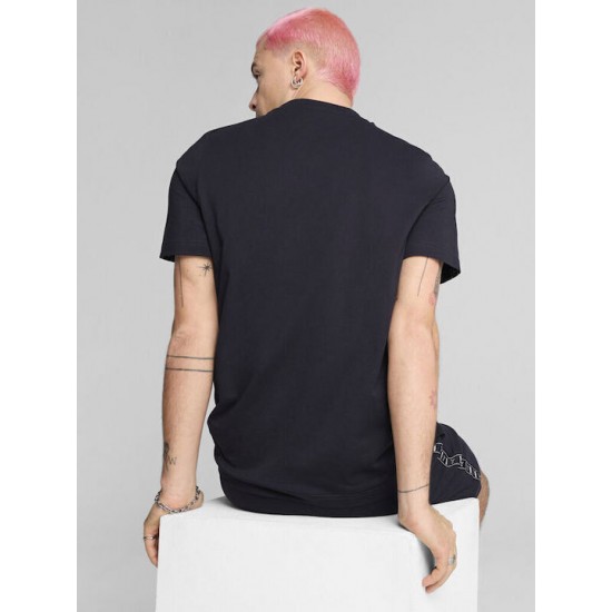 Puma Tape Αθλητικό T-shirt ΜΠΛΕ 684674-16 Puma Tape Αθλητικό T-shirt ΜΠΛΕ 684674-16