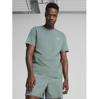 Puma Ess Tape T-shirt Πράσινο 684674-30