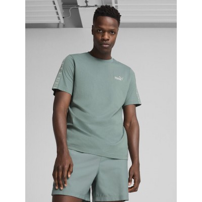Puma Ess Tape T-shirt Πράσινο 684674-30
