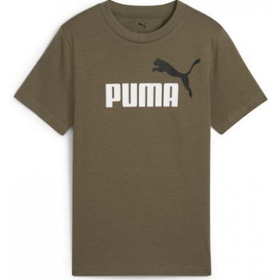 Puma Παιδικό T-shirt Χακί Logo 685778-81