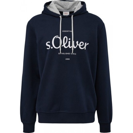 S.Oliver Ανδρικό Φούτερ Μπλε 2135735-59D2 S.Oliver Ανδρικό Φούτερ Μπλε 2135735-59D2