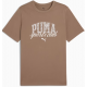 Puma Μπλούζα Κοντομάνικη Καφέ 684643-93