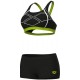 Arena Παιδικό Μαγιό Μπικίνι Μαύρο Λαχανί  008932-560 black artic lime
