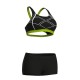 Arena Παιδικό Μαγιό Μπικίνι Μαύρο Λαχανί  008932-560 black artic lime