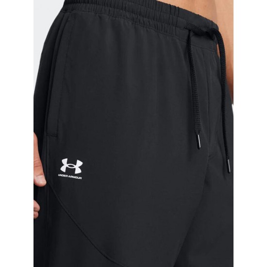 Under Armour Παντελόνι Φόρμας με Λάστιχο Μαύρο Vibe Woven Jogger 1386557-001 Under Armour Παντελόνι Φόρμας με Λάστιχο Μαύρο Vibe Woven Jogger 1386557-001
