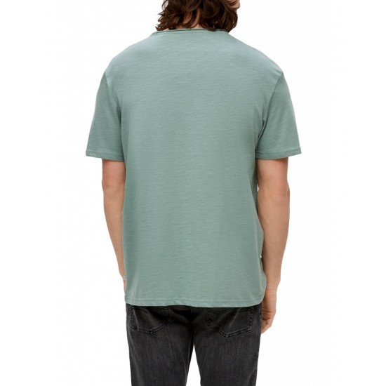 QS by S.Oliver Men Cotton Classic Τ-Shirt 2141633-7238 QS by S.Oliver Men Cotton Classic Τ-Shirt 2141633-7238