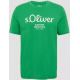 S.Oliver Men Cotton Classic T-shirt with a logo print 2139909-75d1 S.Oliver Men Cotton Classic T-shirt with a logo print 2139909-75d1