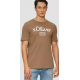 S.Oliver Men Cotton Classic T-shirt with a logo print 2139909-84d1 S.Oliver Men Cotton Classic T-shirt with a logo print 2139909-84d1