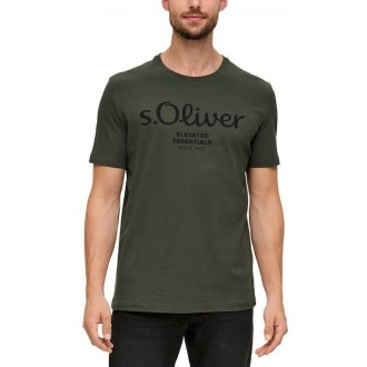 S.Oliver Ανδρικό Κοντομάνικο Μπλουζάκι Χακί 2139909-79d1