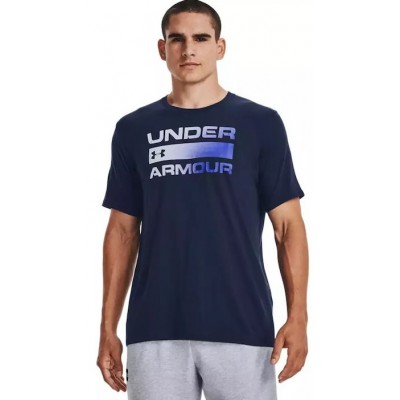Under Armour Ανδρικό T-shirt Μπλε 1329582-408 Under Armour Ανδρικό T-shirt Μπλε 1329582-408