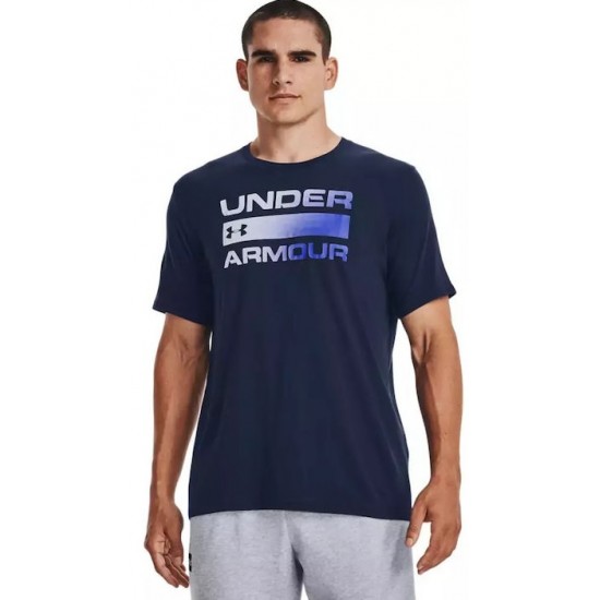 Under Armour Ανδρικό T-shirt Μπλε 1329582-408 Under Armour Ανδρικό T-shirt Μπλε 1329582-408