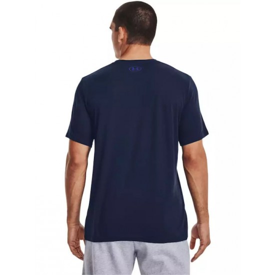Under Armour Ανδρικό T-shirt Μπλε 1329582-408 Under Armour Ανδρικό T-shirt Μπλε 1329582-408