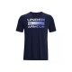 Under Armour Ανδρικό T-shirt Μπλε 1329582-408 Under Armour Ανδρικό T-shirt Μπλε 1329582-408