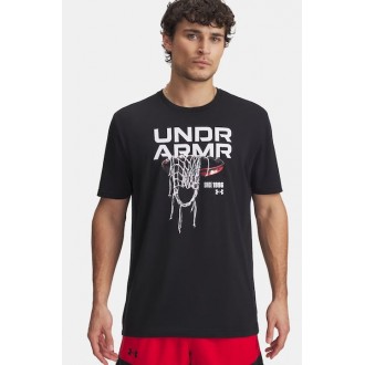 Under Armour Μπλούζα Κοντομάνικη Μαύρη 1390188-001