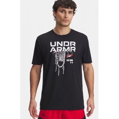 Under Armour Μπλούζα Κοντομάνικη Μαύρη 1390188-001 Under Armour Μπλούζα Κοντομάνικη Μαύρη 1390188-001