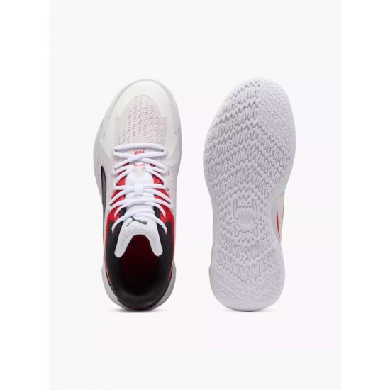 Puma Ανδρικά Sneakers White Red Black 311353-02 Puma Ανδρικά Sneakers White Red Black 311353-02
