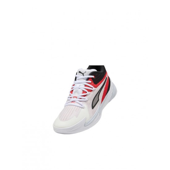 Puma Ανδρικά Sneakers White Red Black 311353-02 Puma Ανδρικά Sneakers White Red Black 311353-02