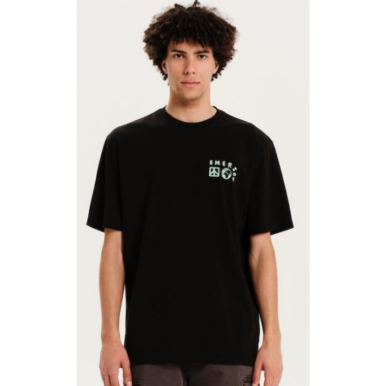 Emerson Ανδρικό T-shirt Μαύρο 251.EM33.86-Black