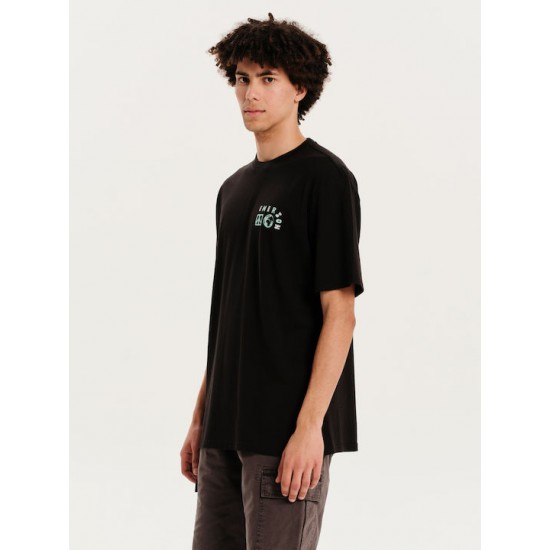 Emerson Ανδρικό T-shirt Μαύρο 251.EM33.86-Black