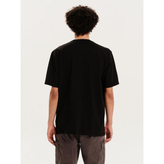 Emerson Ανδρικό T-shirt Μαύρο 251.EM33.86-Black