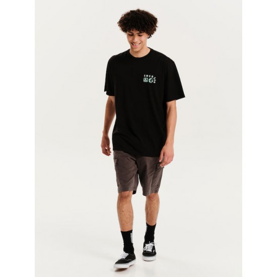 Emerson Ανδρικό T-shirt Μαύρο 251.EM33.86-Black