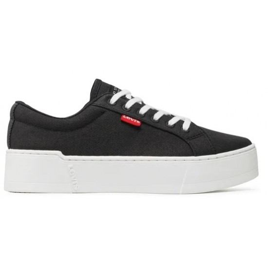 Levi's Γυναικείο Παπούτσι Πάνινο Μαύρο 234188-634-59 regular white Levi's Γυναικείο Παπούτσι Πάνινο Μαύρο 234188-634-59 regular white