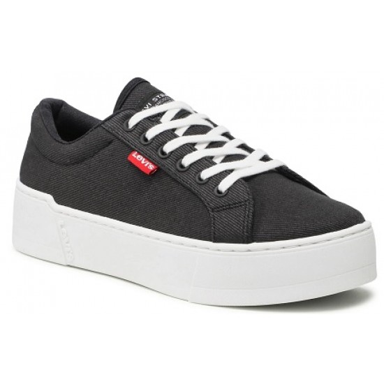 Levi's Γυναικείο Παπούτσι Πάνινο Μαύρο 234188-634-59 regular white Levi's Γυναικείο Παπούτσι Πάνινο Μαύρο 234188-634-59 regular white
