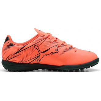Puma Παιδικά Ποδοσφαιρικά Παπούτσια Attacanto Tt Jr με Σχάρα Κόκκινα 107481-14
