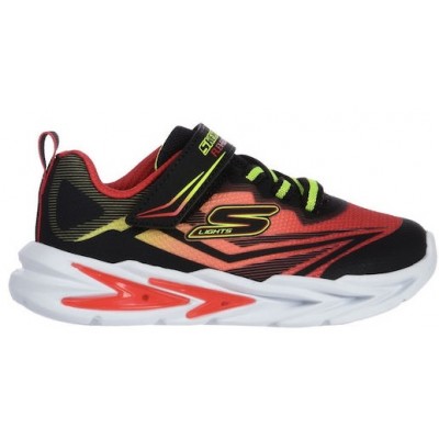Skechers S Lights-flex-glow Ultra Παιδικά Sneakers με Σκρατς Πολύχρωμα 400139N-BKRD Skechers S Lights-flex-glow Ultra Παιδικά Sneakers με Σκρατς Πολύχρωμα 400139N-BKRD