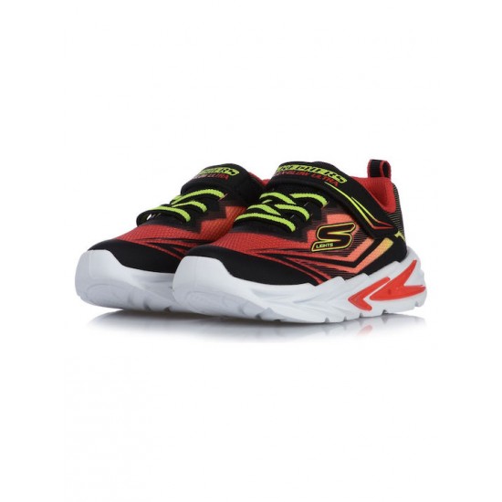 Skechers S Lights-flex-glow Ultra Παιδικά Sneakers με Σκρατς Πολύχρωμα 400139N-BKRD Skechers S Lights-flex-glow Ultra Παιδικά Sneakers με Σκρατς Πολύχρωμα 400139N-BKRD