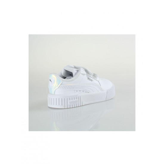 Puma Παιδικά Bebe Sneakers Carina 2.0 Holo 2.0 V Inf με Σκρατς Λευκά 398739-01 Puma Παιδικά Bebe Sneakers Carina 2.0 Holo 2.0 V Inf με Σκρατς Λευκά 398739-01