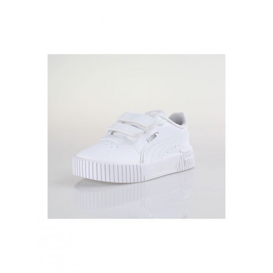 Puma Παιδικά Bebe Sneakers Carina 2.0 Holo 2.0 V Inf με Σκρατς Λευκά 398739-01 Puma Παιδικά Bebe Sneakers Carina 2.0 Holo 2.0 V Inf με Σκρατς Λευκά 398739-01