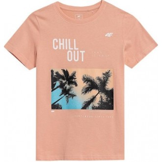 4F Παιδικό T-shirt Πορτοκαλί 4FJSS23TTSHM288-64S 4F Παιδικό T-shirt Πορτοκαλί 4FJSS23TTSHM288-64S