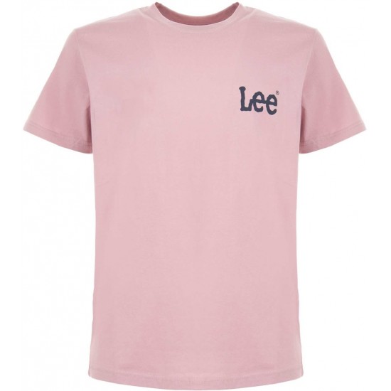 Lee Ανδρικό T-shirt Ροζ με Λογότυπο lmg0009 - soft mauve Lee Ανδρικό T-shirt Ροζ με Λογότυπο lmg0009 - soft mauve
