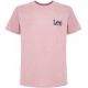 Lee Ανδρικό T-shirt Ροζ με Λογότυπο lmg0009 - soft mauve Lee Ανδρικό T-shirt Ροζ με Λογότυπο lmg0009 - soft mauve