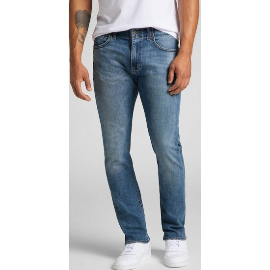 Lee Extreme Motion Mvp Ανδρικό Παντελόνι Τζιν με Slim Straight Εφαρμογή Μπλε L72ASOPB-lenny Lee Extreme Motion Mvp Ανδρικό Παντελόνι Τζιν με Slim Straight Εφαρμογή Μπλε L72ASOPB-lenny