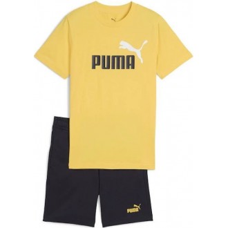 Puma Παιδικό Σετ με Σορτς Καλοκαιρινό 2τμχ κίτρινο 686298-55