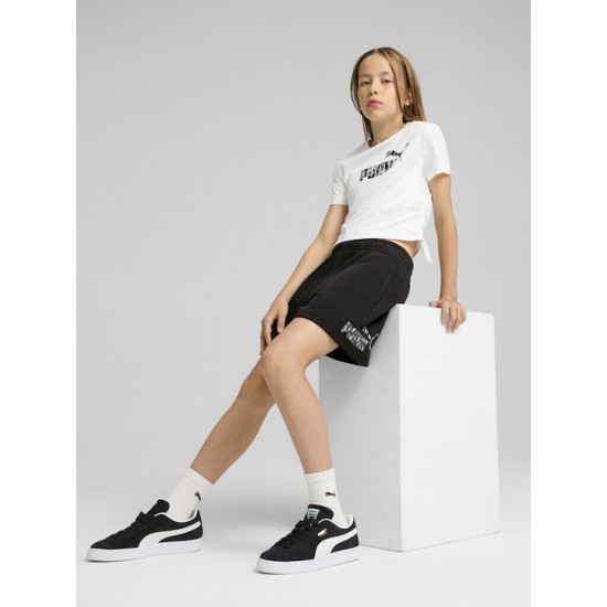 Puma Παιδικό T-shirt Μαυρο Logo 685613-02
