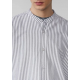 QS by S.Oliver Regular fit striped Oxford shirt with a stand-up collar 2164548 - 58g0 QS by S.Oliver Regular fit striped Oxford shirt with a stand-up collar 2164548 - 58g0