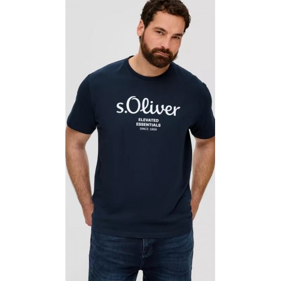 S.Oliver T-shirt with a logo print Plus Size Υπερμέγεθος 2139910 - 59d1 S.Oliver T-shirt with a logo print Plus Size Υπερμέγεθος 2139910 - 59d1