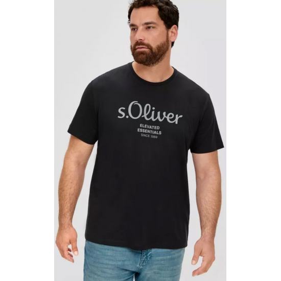 S.Oliver T-shirt with a logo print Plus Size Υπερμέγεθος 2139910 - 99d1 S.Oliver T-shirt with a logo print Plus Size Υπερμέγεθος 2139910 - 99d1