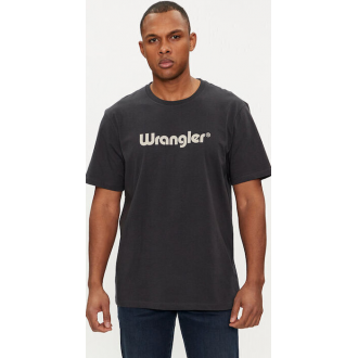 Wrangler Μπλούζα Κοντομάνικη Μαύρη 112350526-black