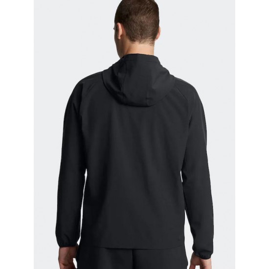 Under Armour Μπουφάν Αντιανεμικό Μαύρο 1390149-001 Under Armour Μπουφάν Αντιανεμικό Μαύρο 1390149-001
